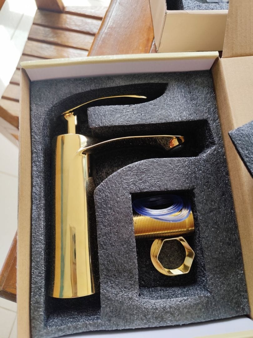 Customer photo review of Torneira Para Banheiro Gourmet Monocomando Aqua Lux