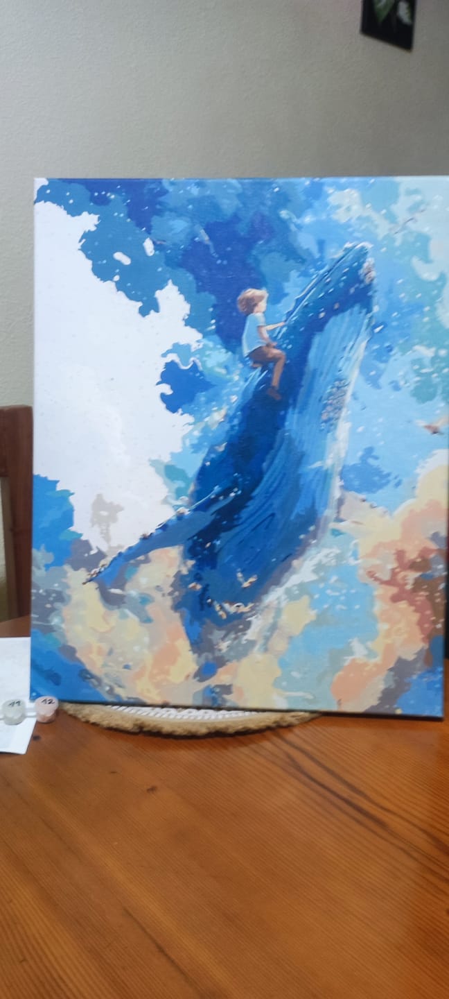 Customer photo review of El secreto de las Rosas (Pintura por Números) 40x50 cm
