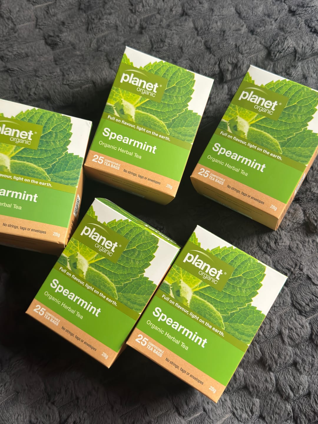 Customer photo review of Spearmint 25 Teabags - Certified Organic