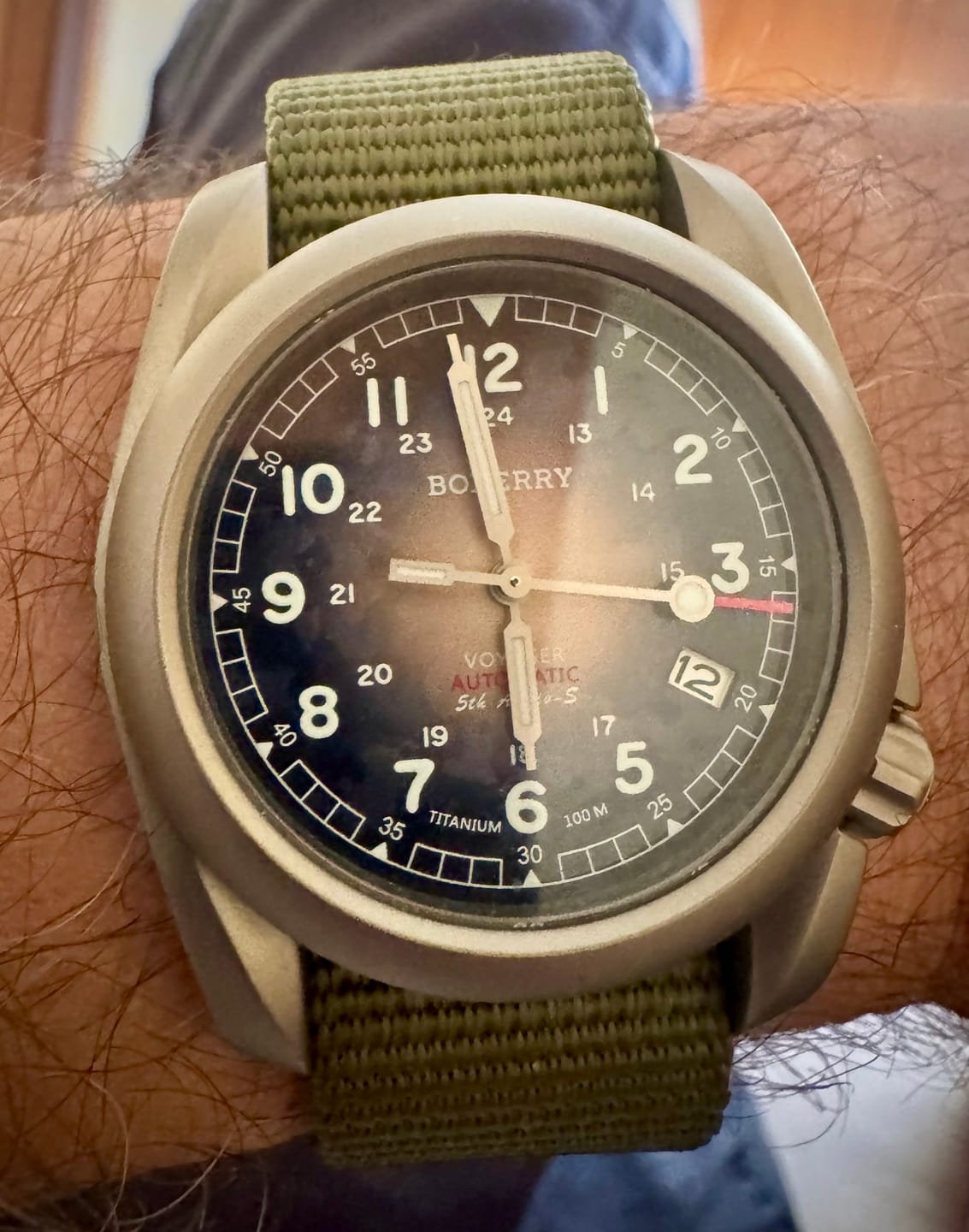 Customer photo review of 22mm Wide Nylon Strap