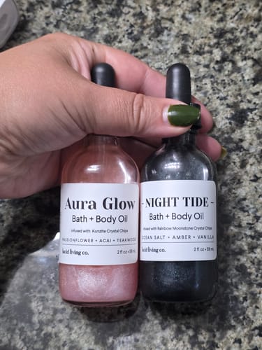 Customer photo review of Limited Edition Night Tide Body Oil