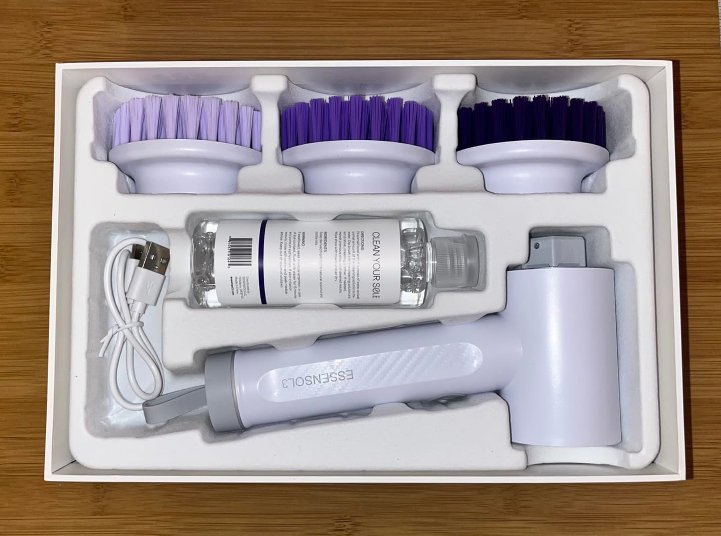Customer photo review of Electric Shoe Cleaning Kit