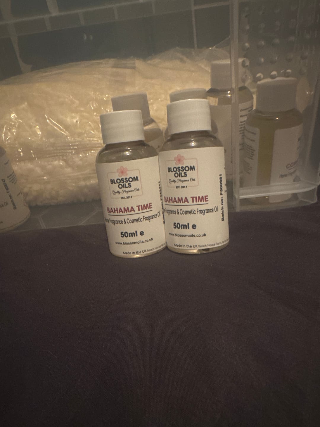 Customer photo review of Bahama Time Fragrance Oil