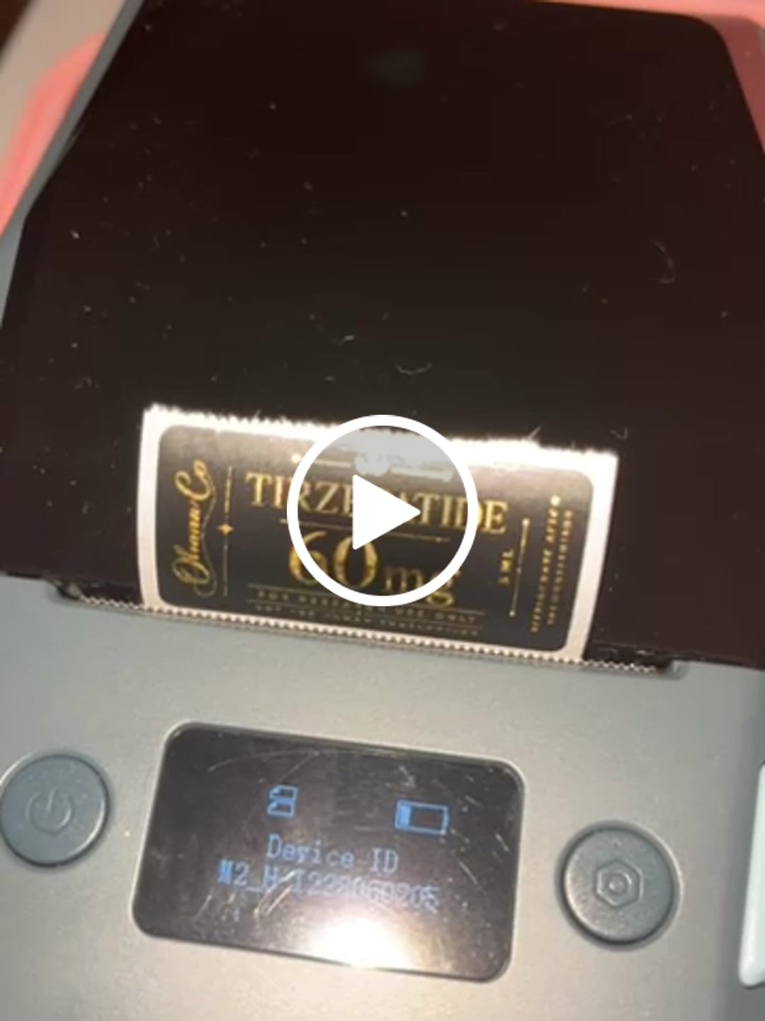 Customer video review of NIIMBOT Compatible M2 Labeling Ribbon, Replacement Refill Tapes