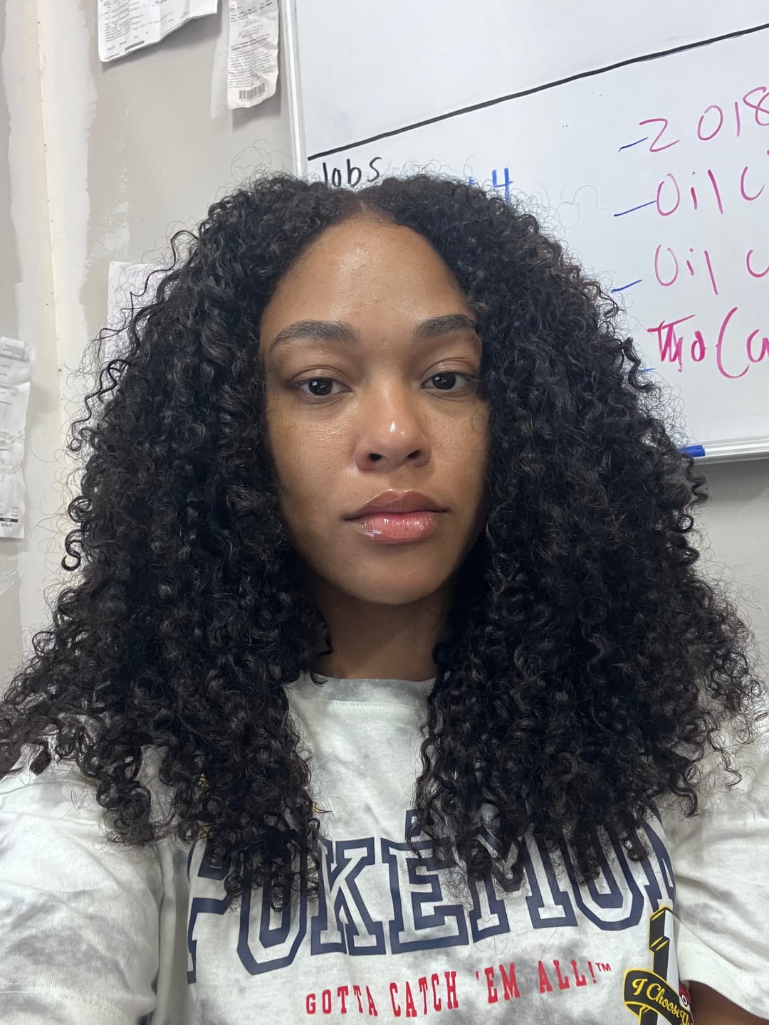 Customer photo review of Ywigs Burmese Water Curly Human Crochet Hair
