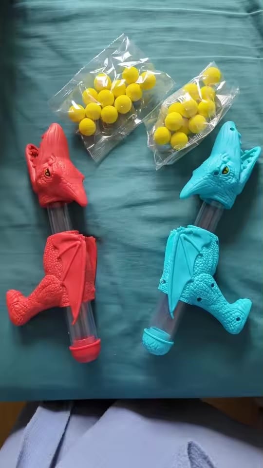 Customer photo review of DinoBlast™ - Interactive Shooting Target Game