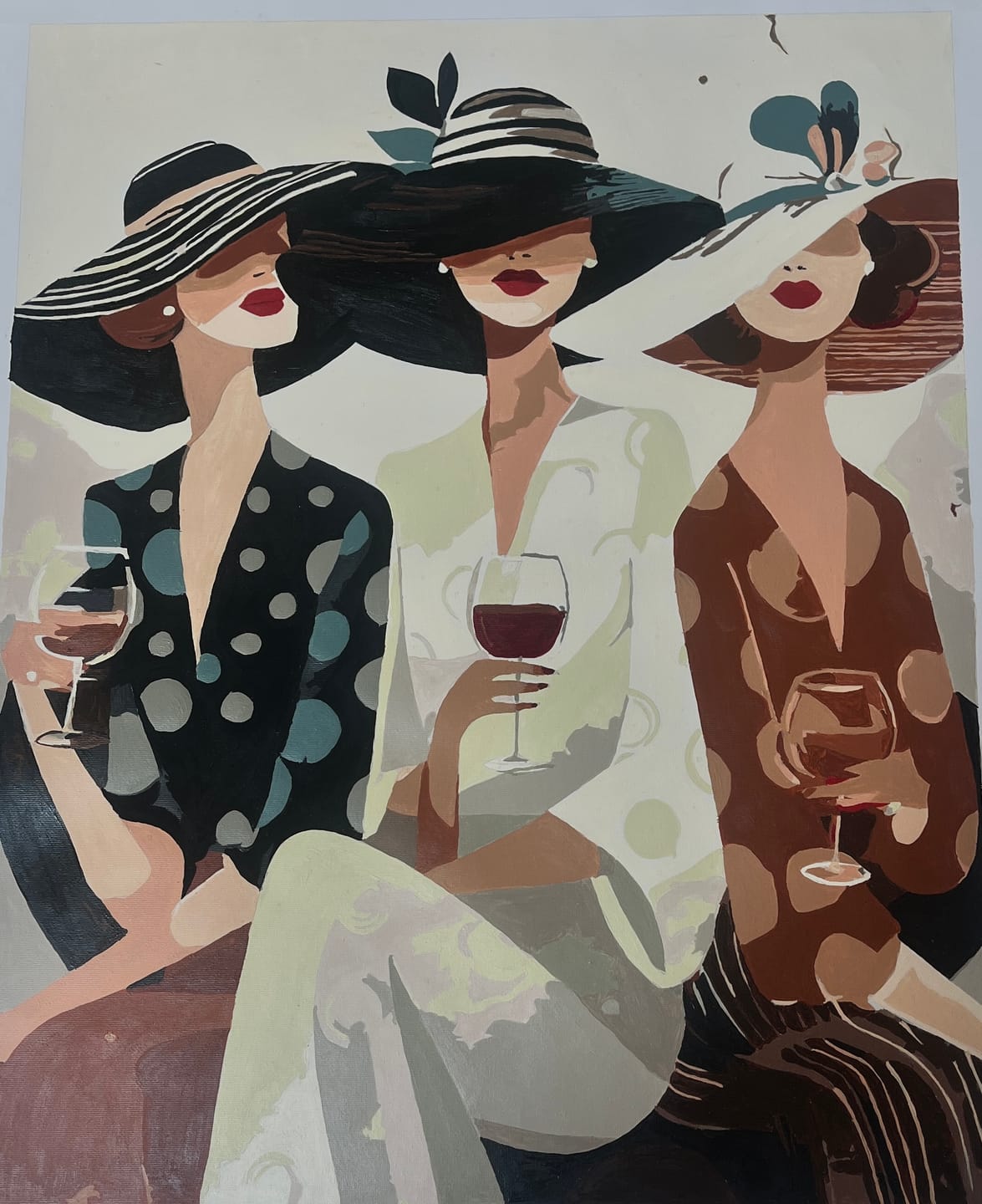 Customer photo review of Wine time | Paint by Number