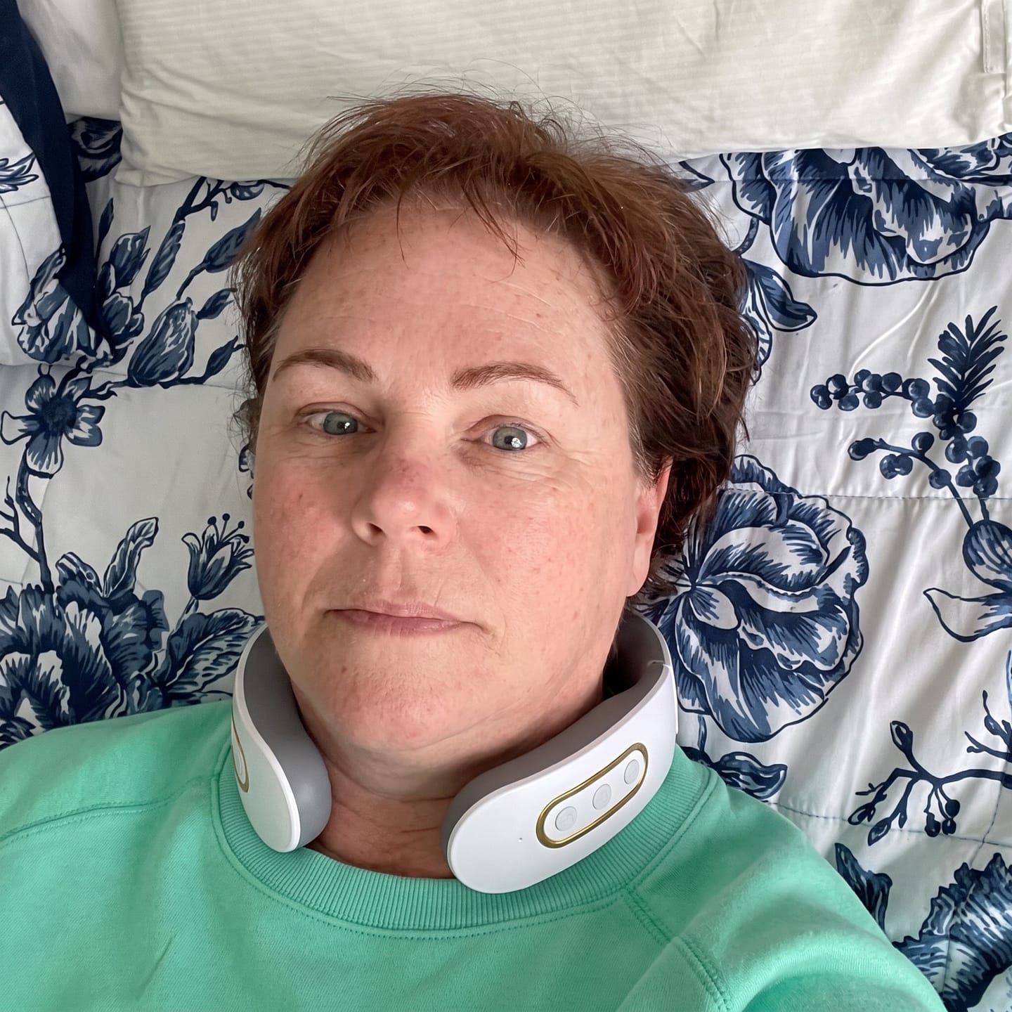 Customer photo review of Relixo Nackenmassagegerät