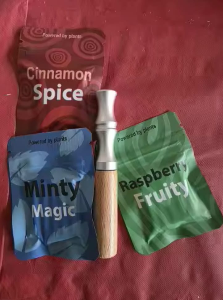 Customer photo review of Inhalador de Aire con Sabor