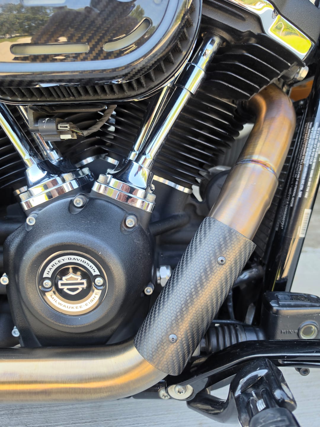 Customer photo review of Universal Heat Shield - Straight