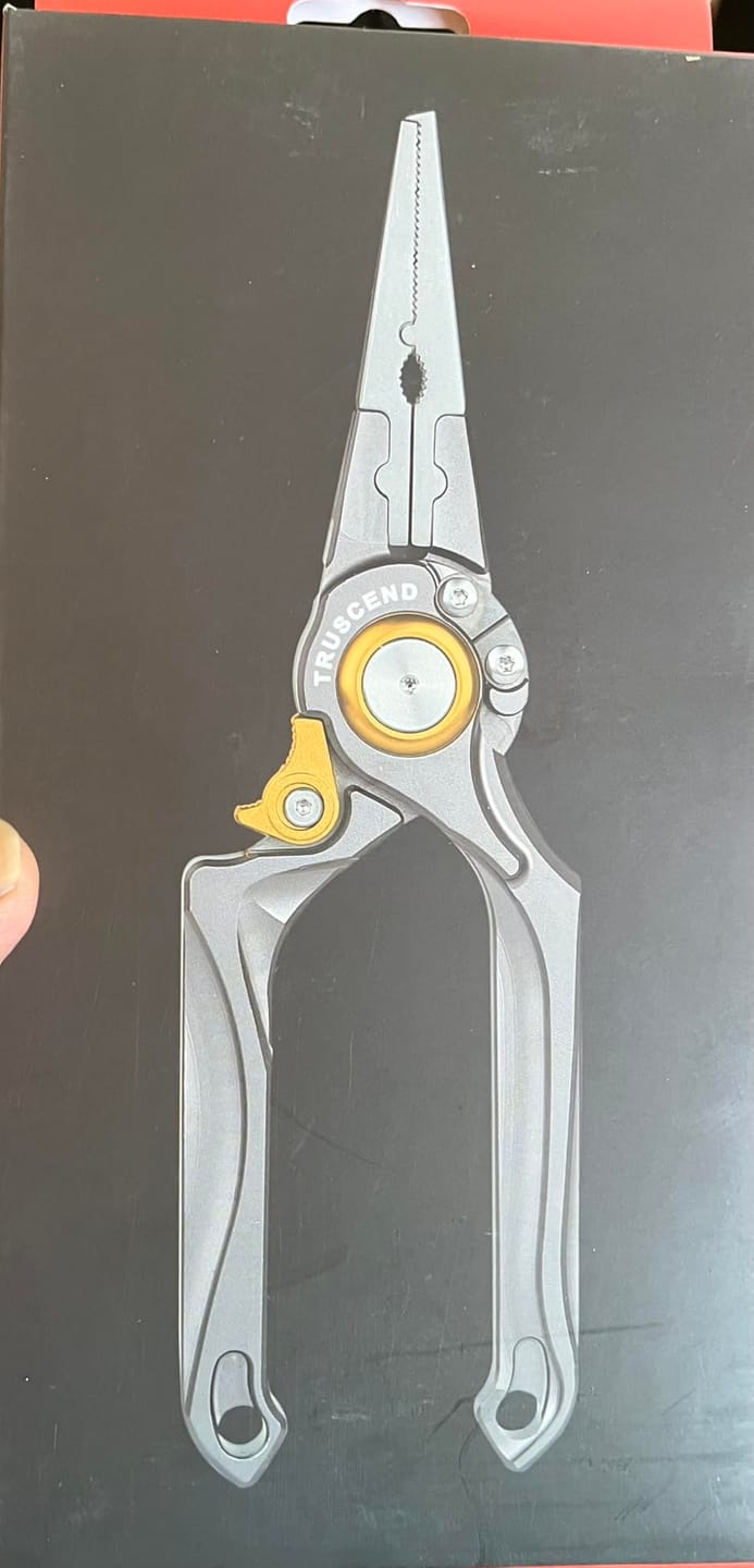 Customer photo review of Lockable Fishing Pliers with Tungsten Carbide Cutter & Teflon Coating