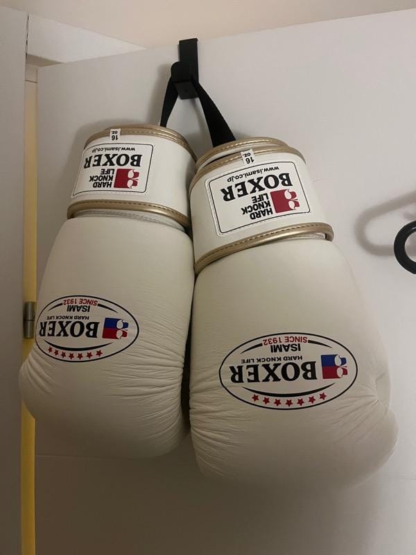 Customer photo review of Thai Boxing Gloves