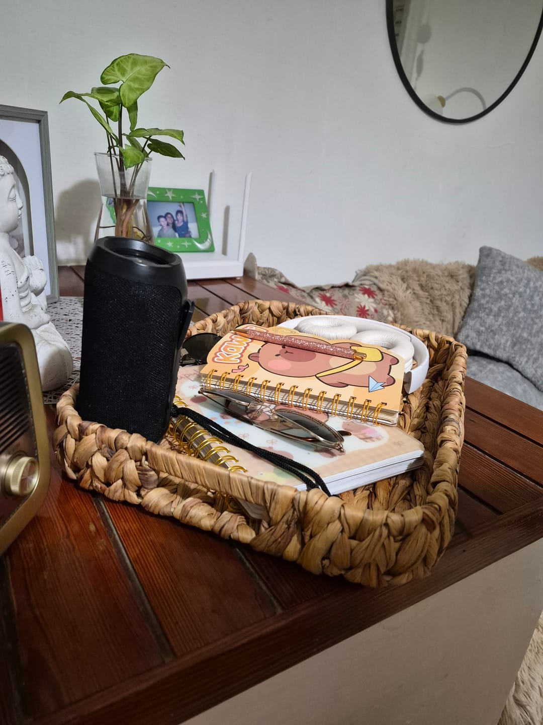 Customer photo review of Set X3 Bandejas Fibras Naturales Rectangular Jacinto De Agua
