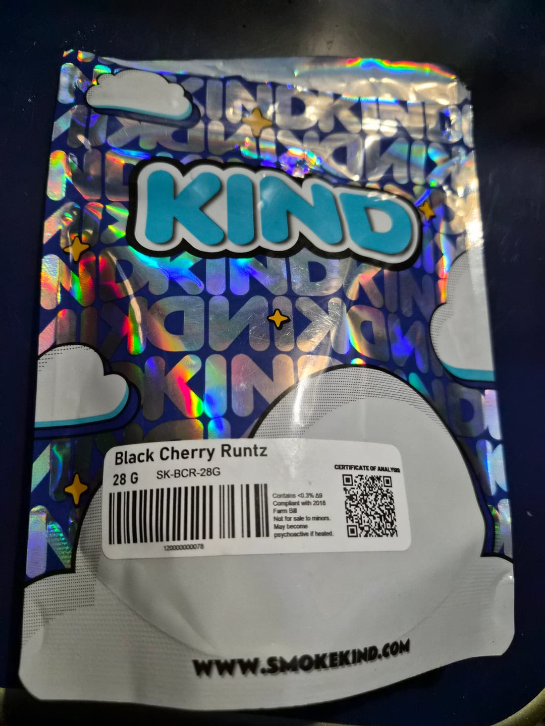 Customer photo review of Black Cherry Runtz - 28 Grams - Indica
