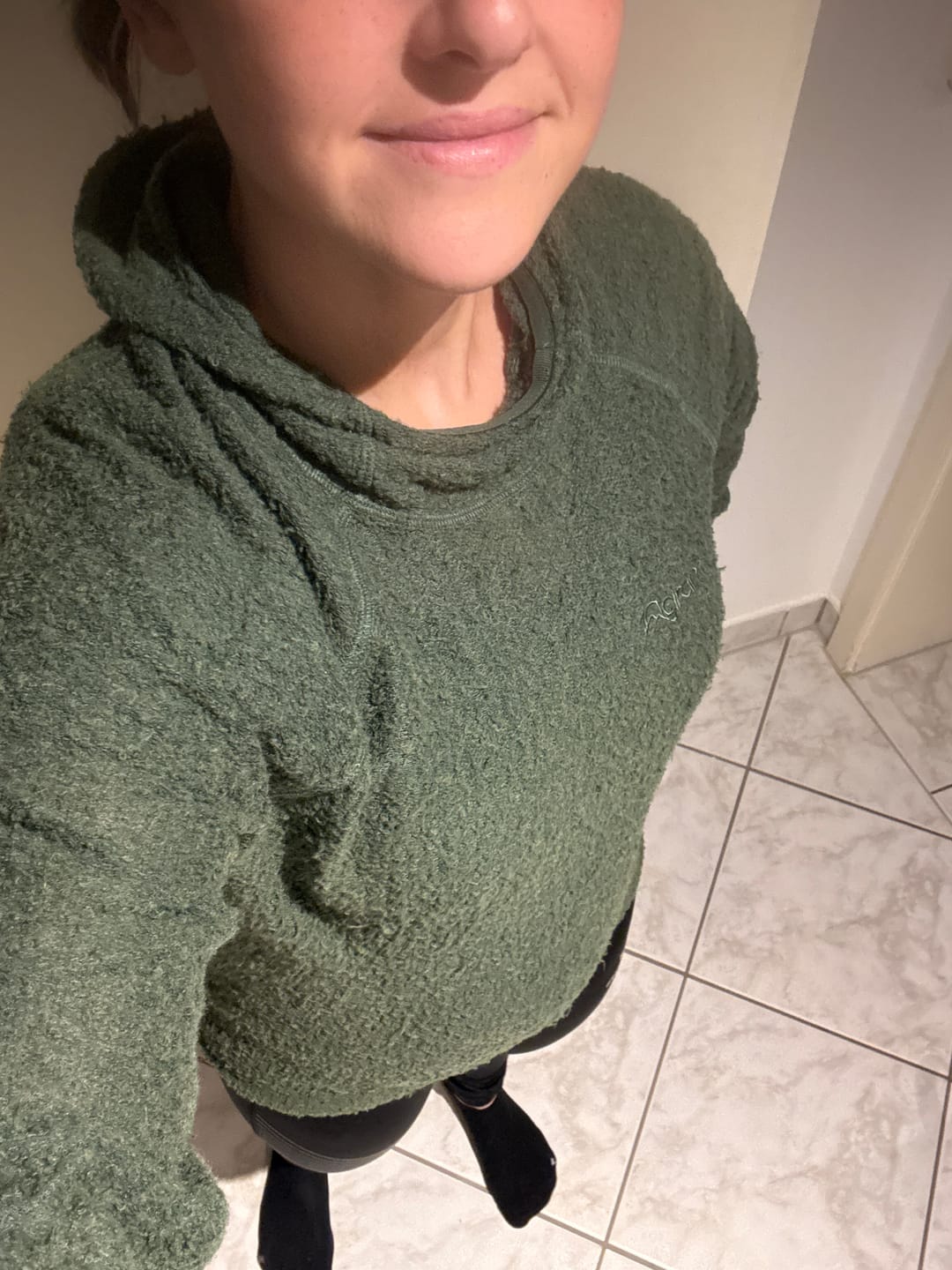 Customer photo review of Flux Merino™ Hoodie