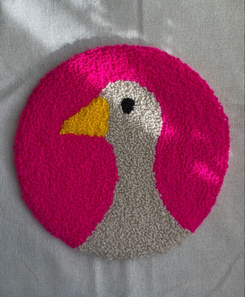 Customer photo review of Guía Bordado Ruso (Punch Needle) desde cero + 5 regalos