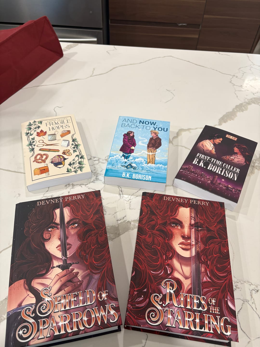Customer photo review of good girl book club subscription