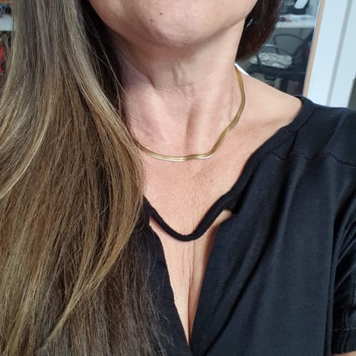 Customer photo review of Snake Halskette