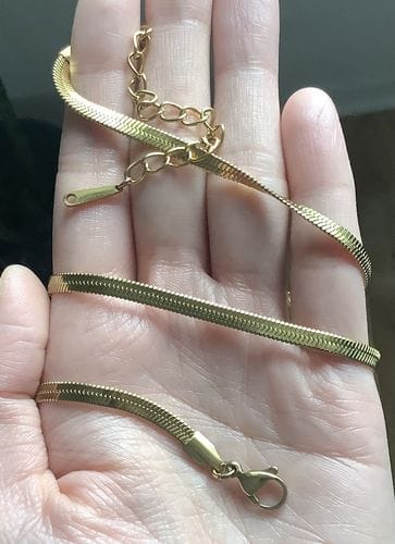 Customer photo review of Snake Halskette