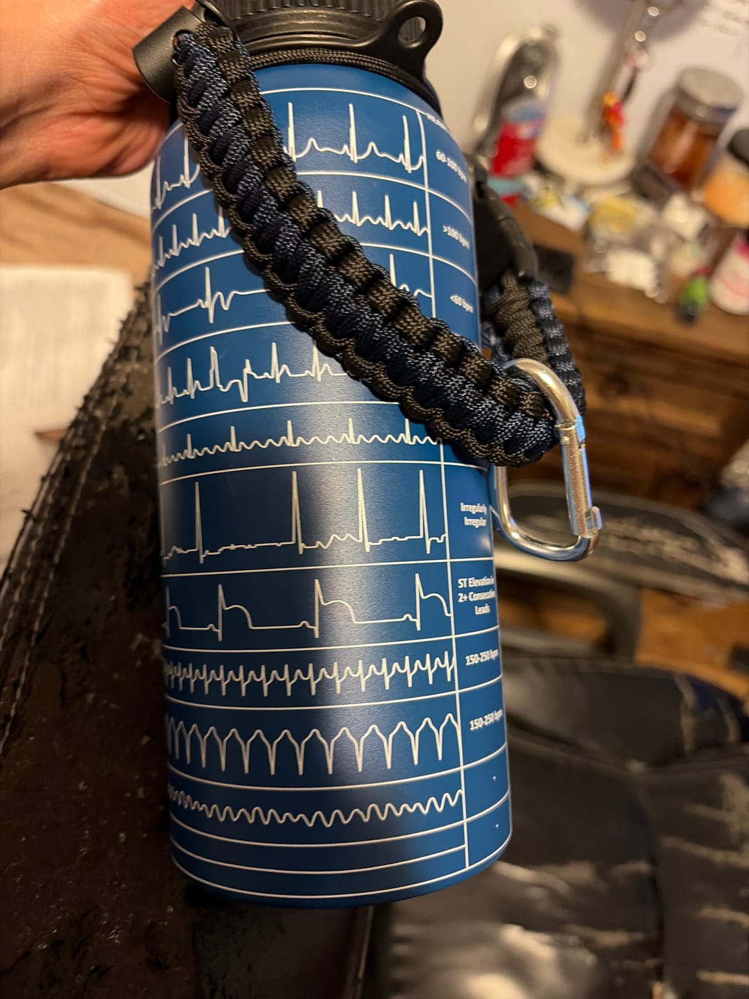 Customer photo review of EKG Water Bottle (32oz)