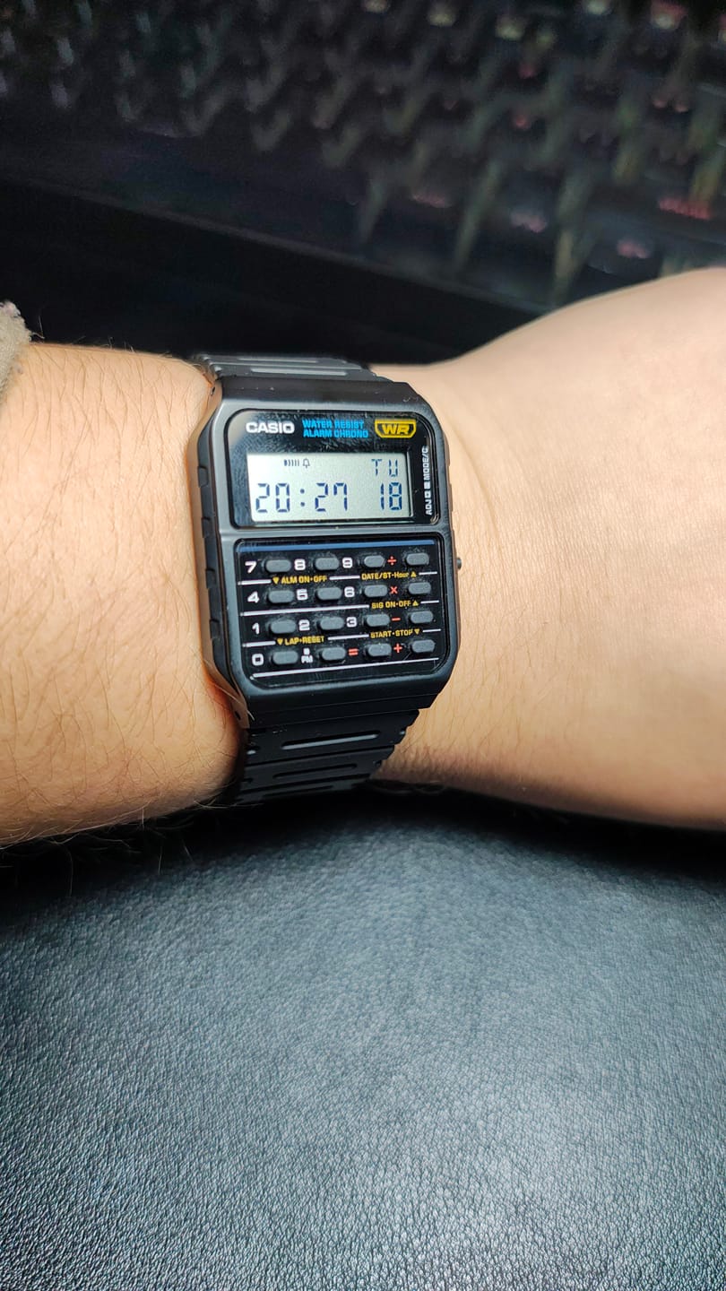 Customer photo review of Reloj Calculadora Casio Vintage CA-53W-1Z Negro