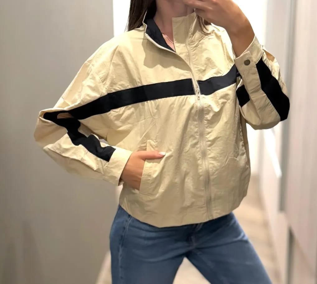 Customer photo review of Amanda Vintage Bomber Jacket