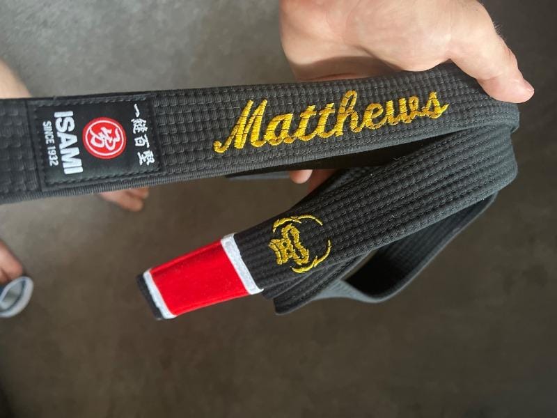 Customer photo review of Isami BJJ Black Belt Premium