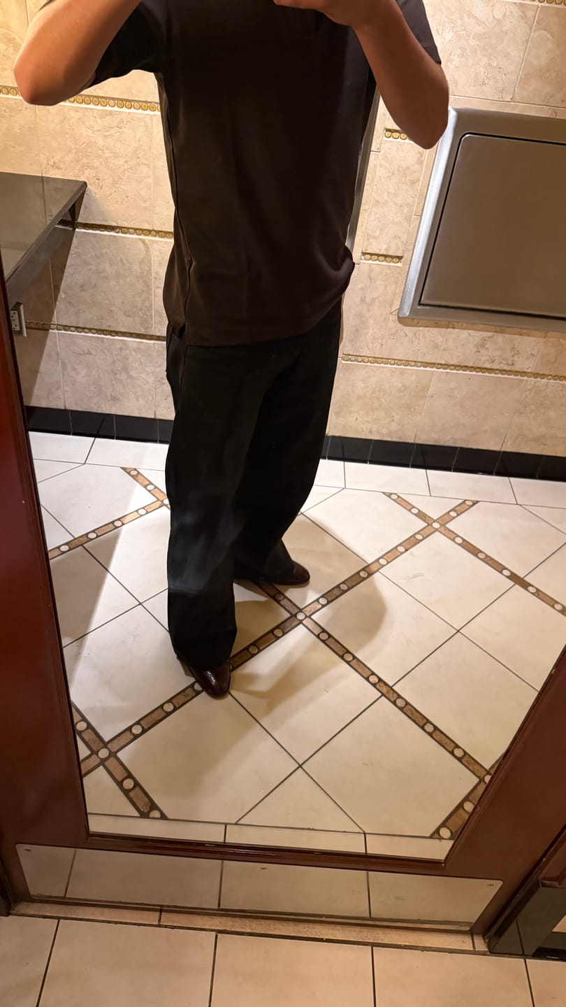 Customer photo review of Black Selvedge Denim