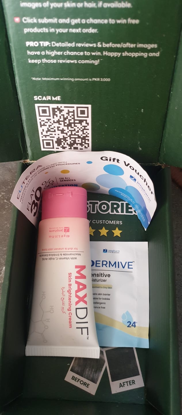 Customer photo review of Maxdif Facewash