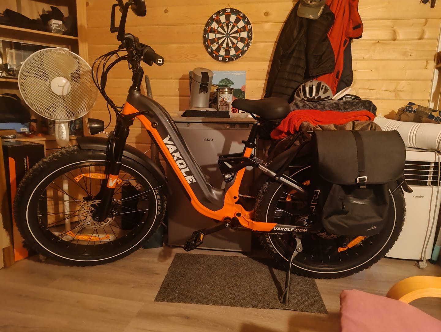 Customer photo review of Vakole V26 250W 26" Fat Bike 998Wh Full Suspension Electric Bike With Torque Sensor 48V 20.8Ah Battery SUV E-Bike
