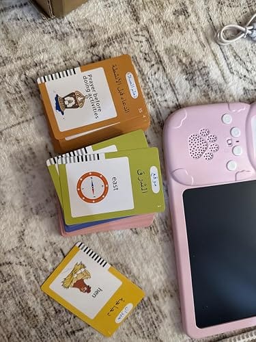 Customer photo review of Talking Flash Cards Table