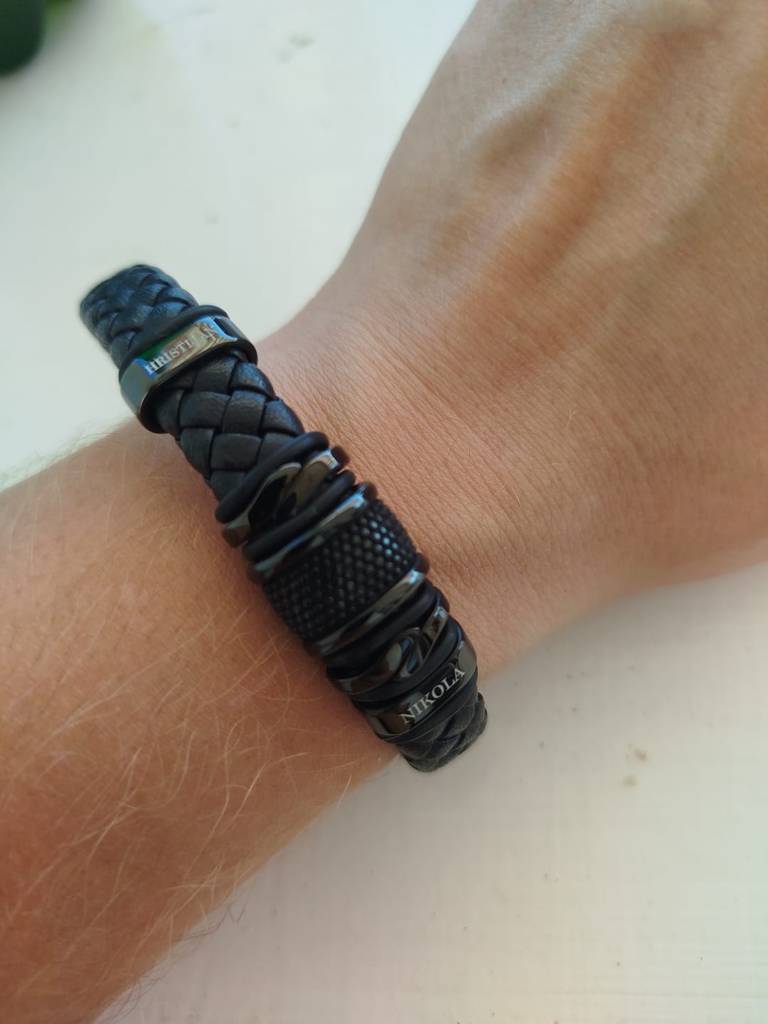 Customer photo review of Bracelet: Black