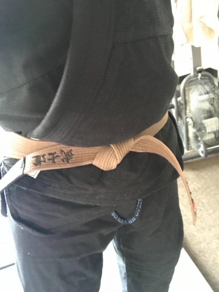 Customer photo review of Isami Brown Belt