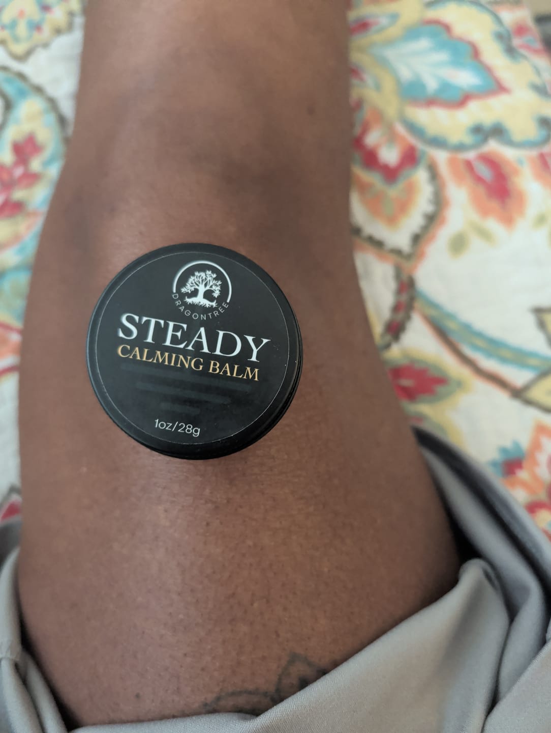 Customer photo review of Steady Calming Balm