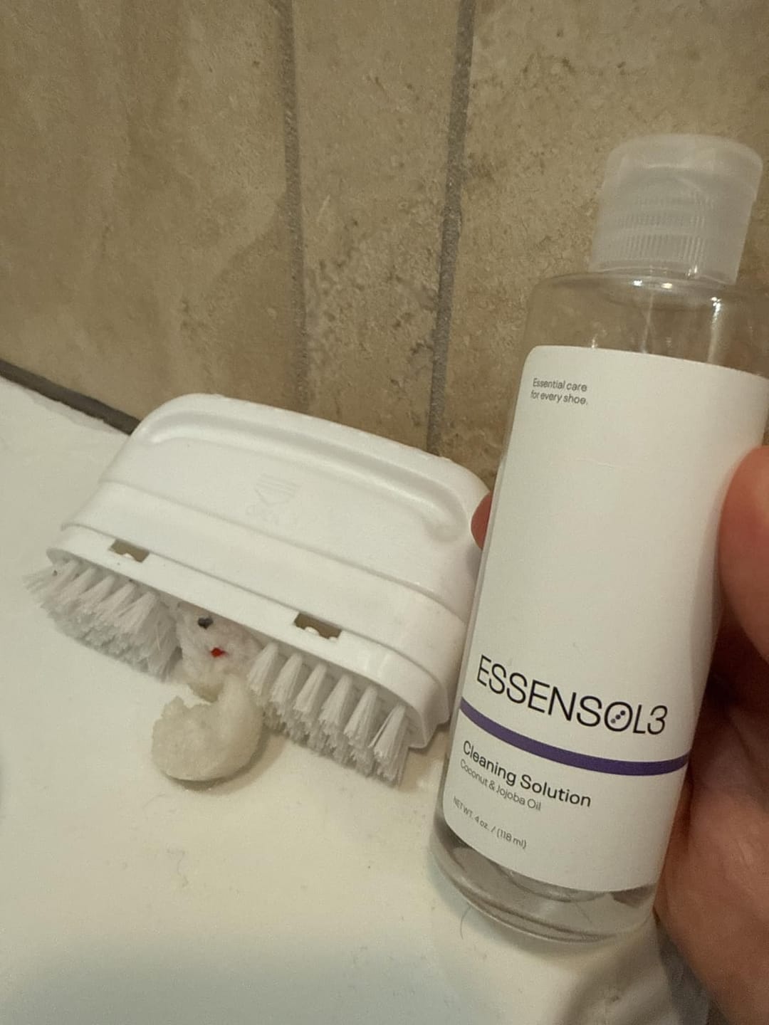 Customer photo review of Shoe Cleaning Solution
