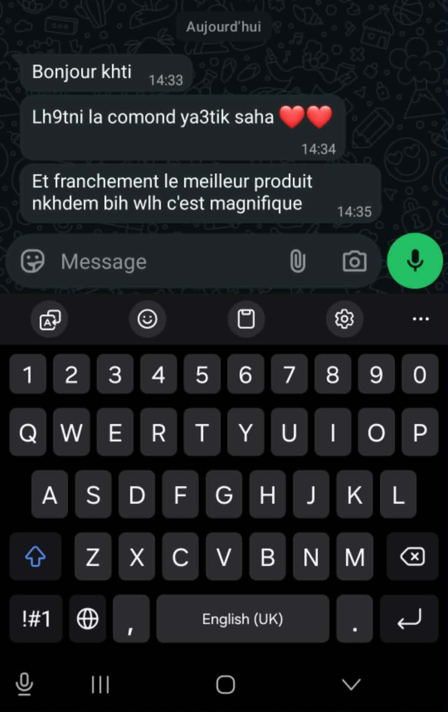 Customer photo review of Shampooing Pousse et croissance