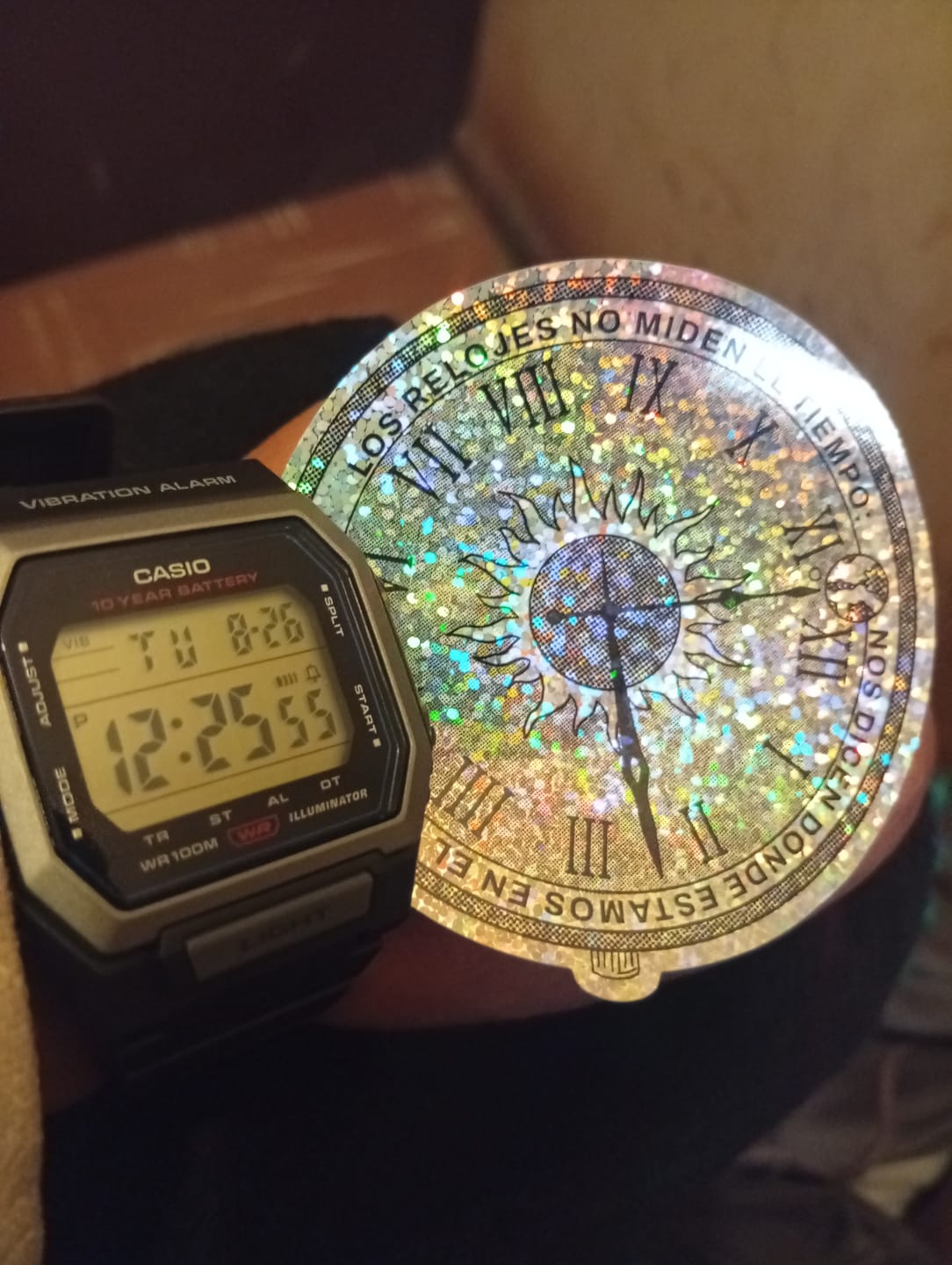 Customer photo review of Reloj Casio Vintage Vibration Alarm W-738H-1AV 10 Años de Batería