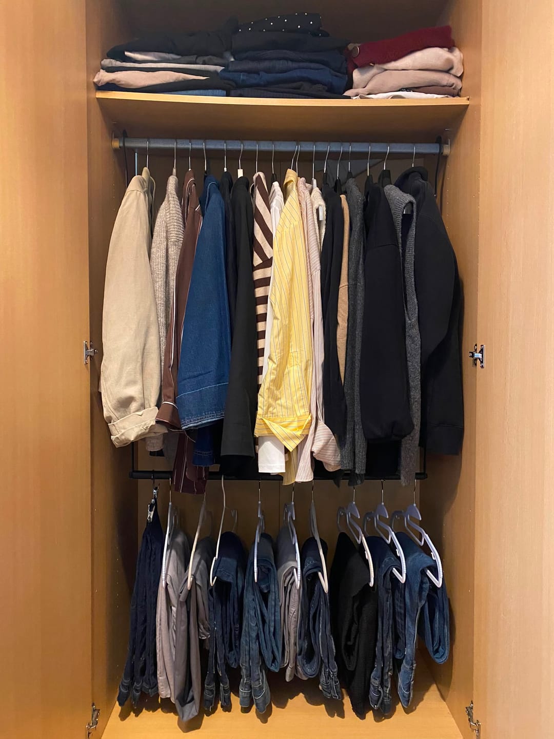 Customer photo review of Verstellbare Kleiderstange