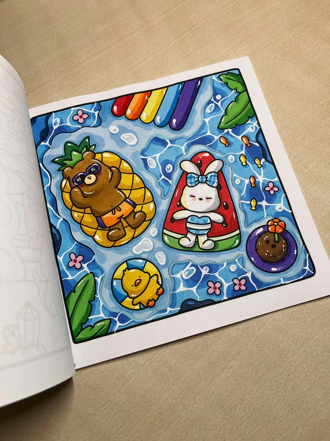 Customer photo review of Ohuhu Honolulu 104 Colors Dual Tips Alcohol Art Markers (New Color Codes)