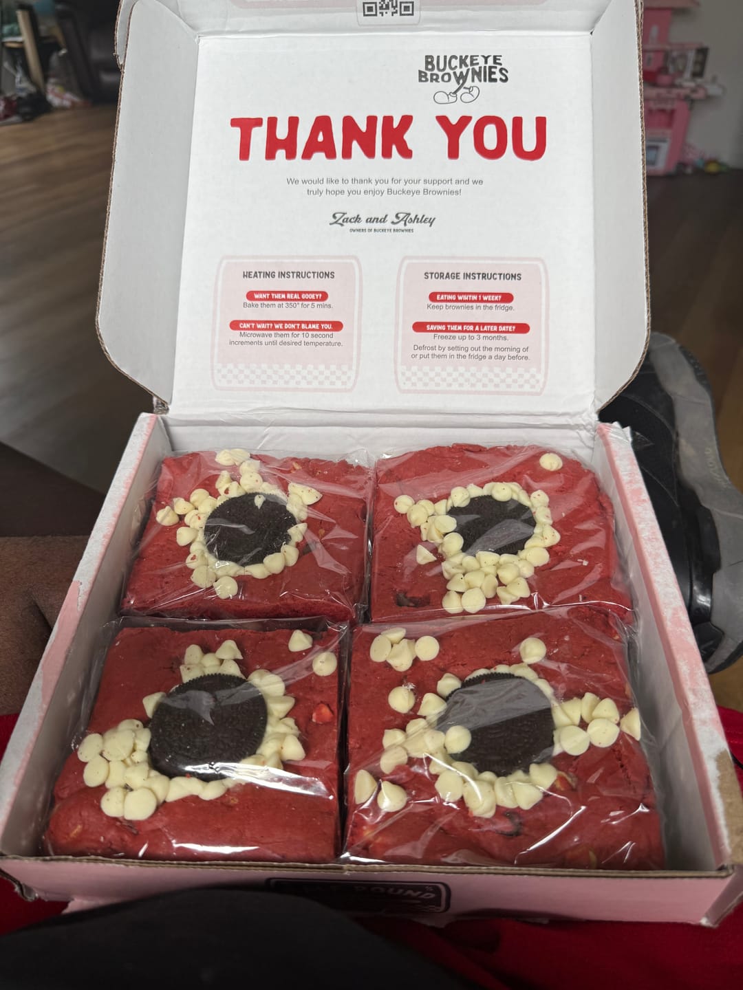 Customer photo review of TED VELVET 4-Pack - August Flavor of the Month