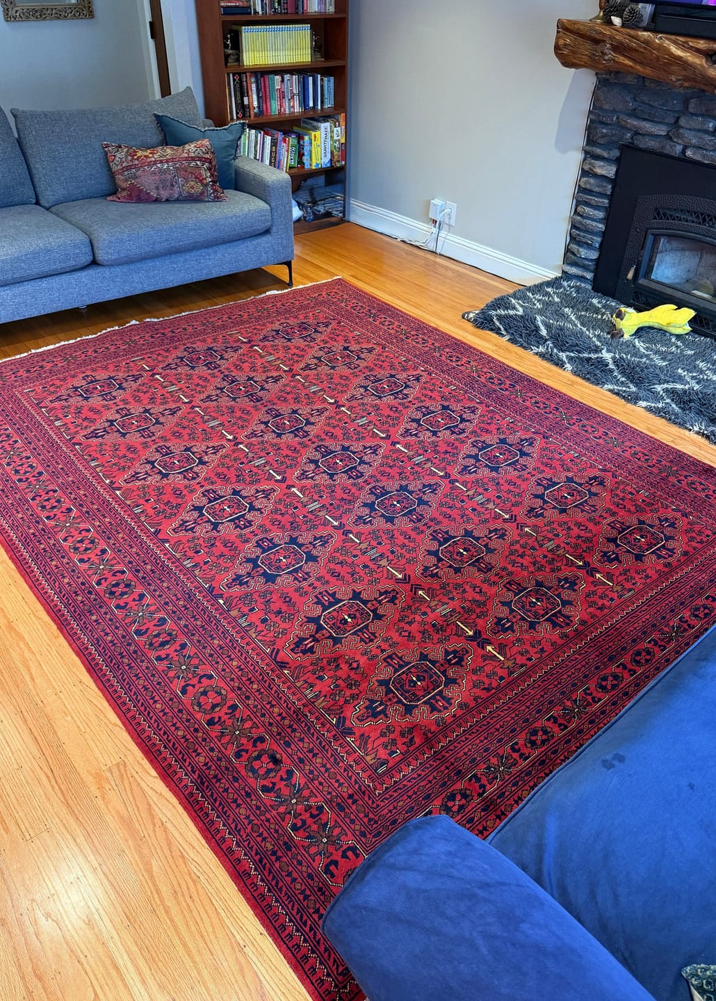 Customer photo review of Khal Muhammadi • Turkmen Area Rug (7'10"x10'7")