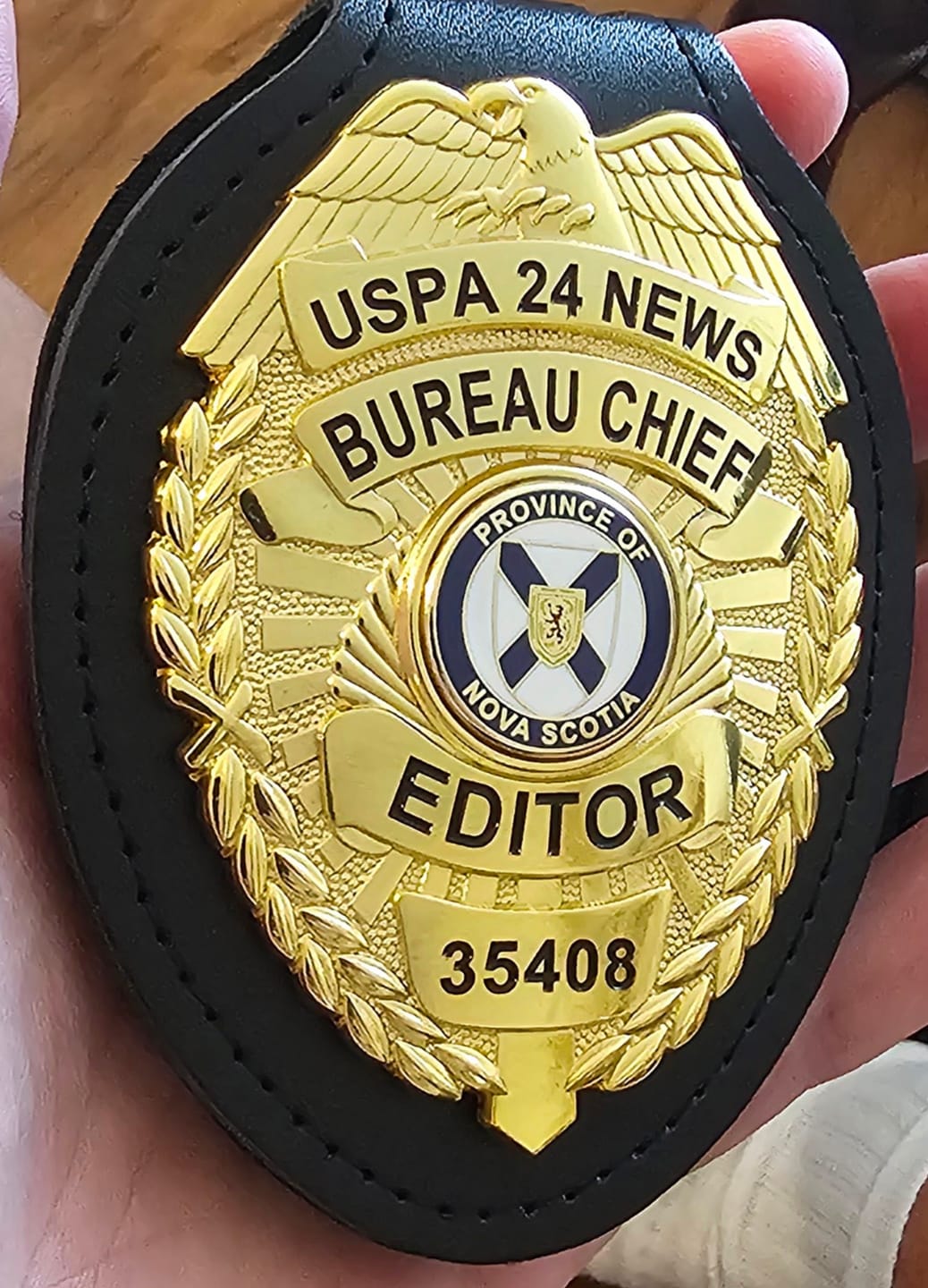 Customer photo review of Customizable Badge BA44