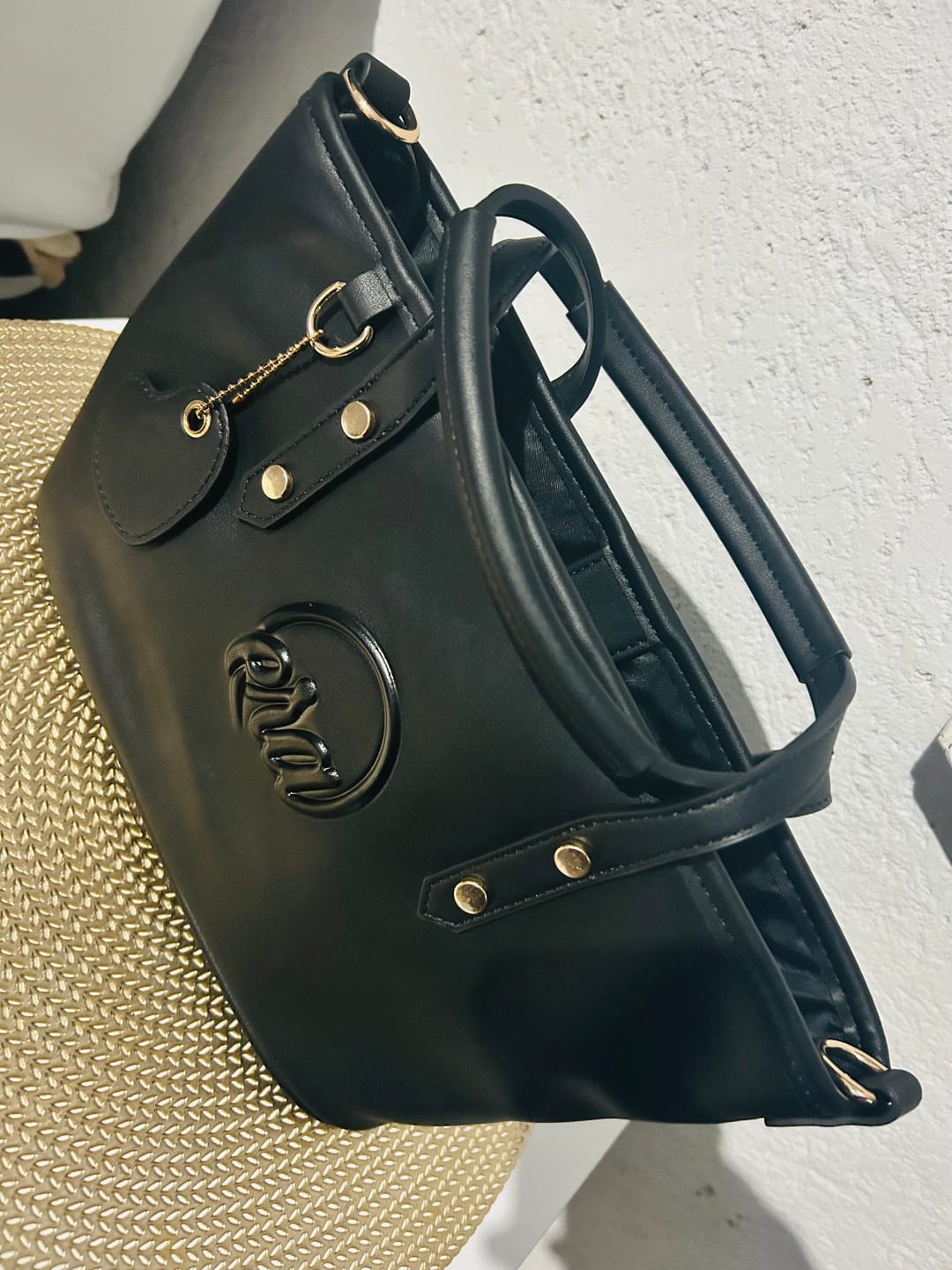 Customer photo review of Black Mini Era Tote Bag