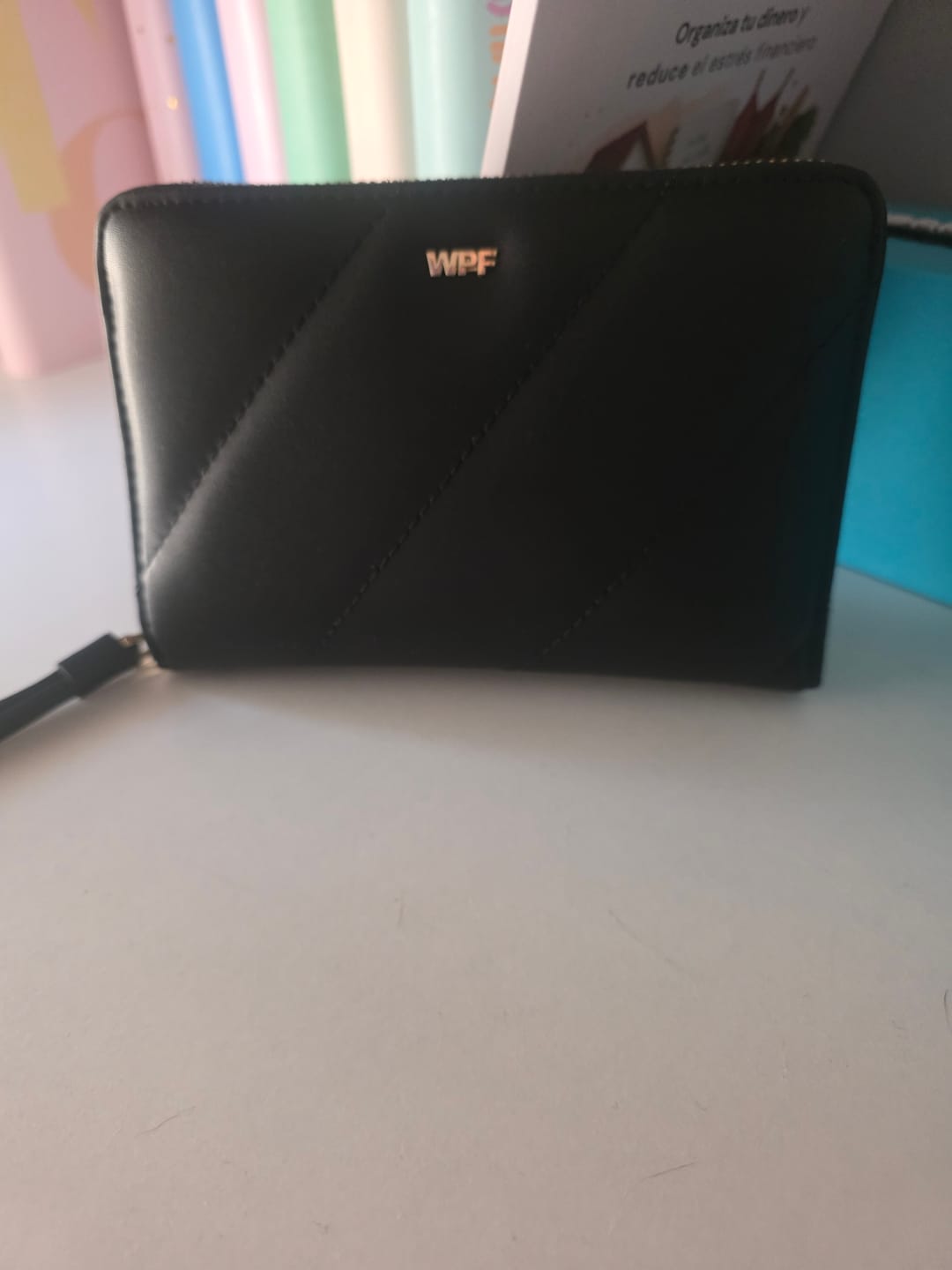 Customer photo review of Libreta de Ahorro con Cremallera A7 Negra