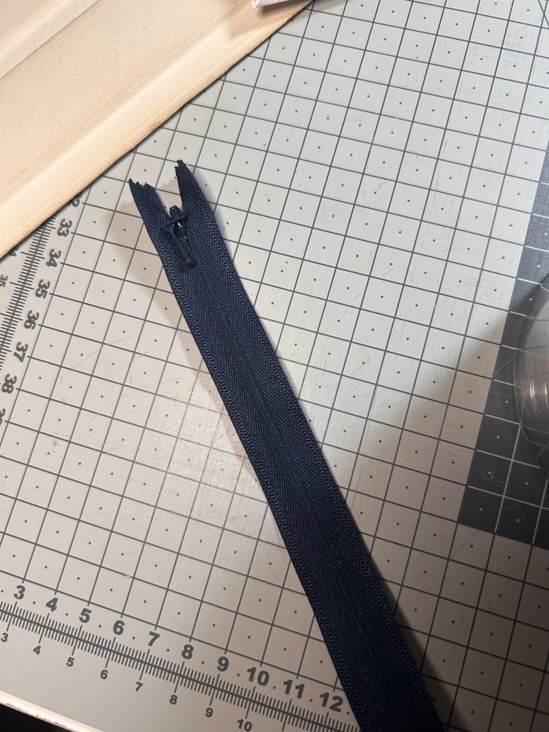 Customer photo review of YKK Concealed Zip