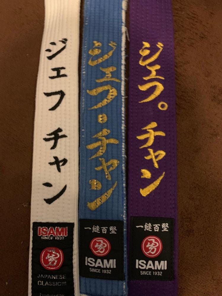 Customer photo review of Isami Purple Belt