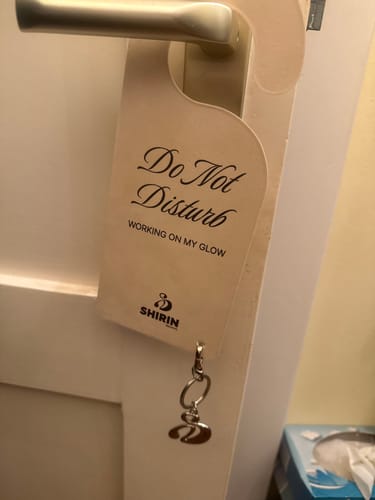 Customer photo review of Premium Samt Türhänger