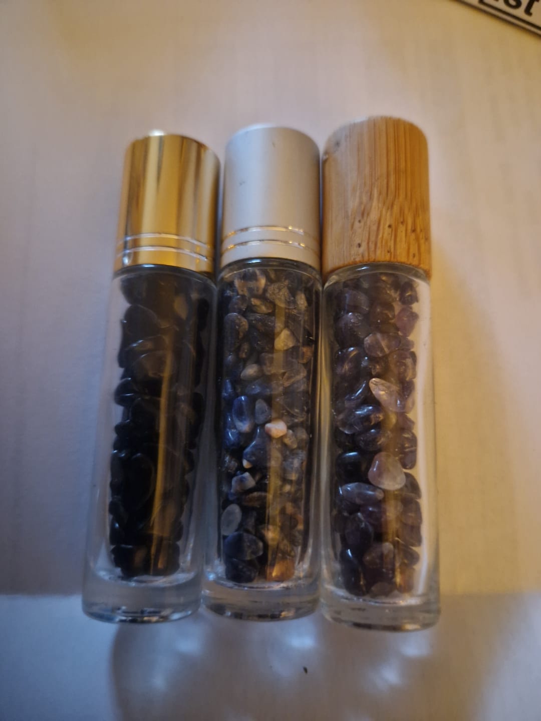 Customer photo review of Olivenorma Kristall Roll-On Ätherisches Öl Flasche Edelsteindekoration