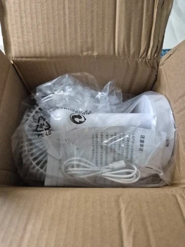 Customer photo review of USB Desktop Fan with Four Speeds and 5V Power for Table Use