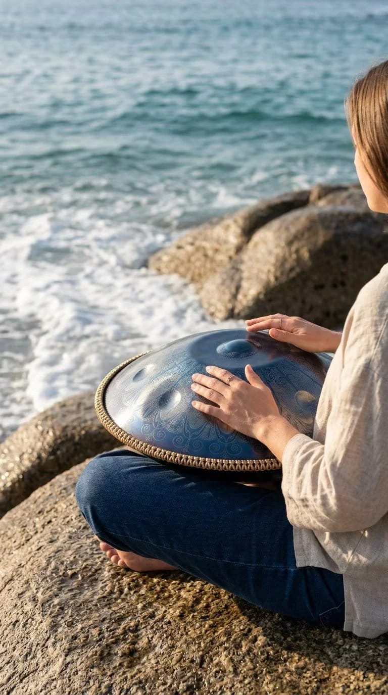 Customer photo review of Cosmos handpan - Oberon Pulse handpan pan drum 9/10/12 Notes